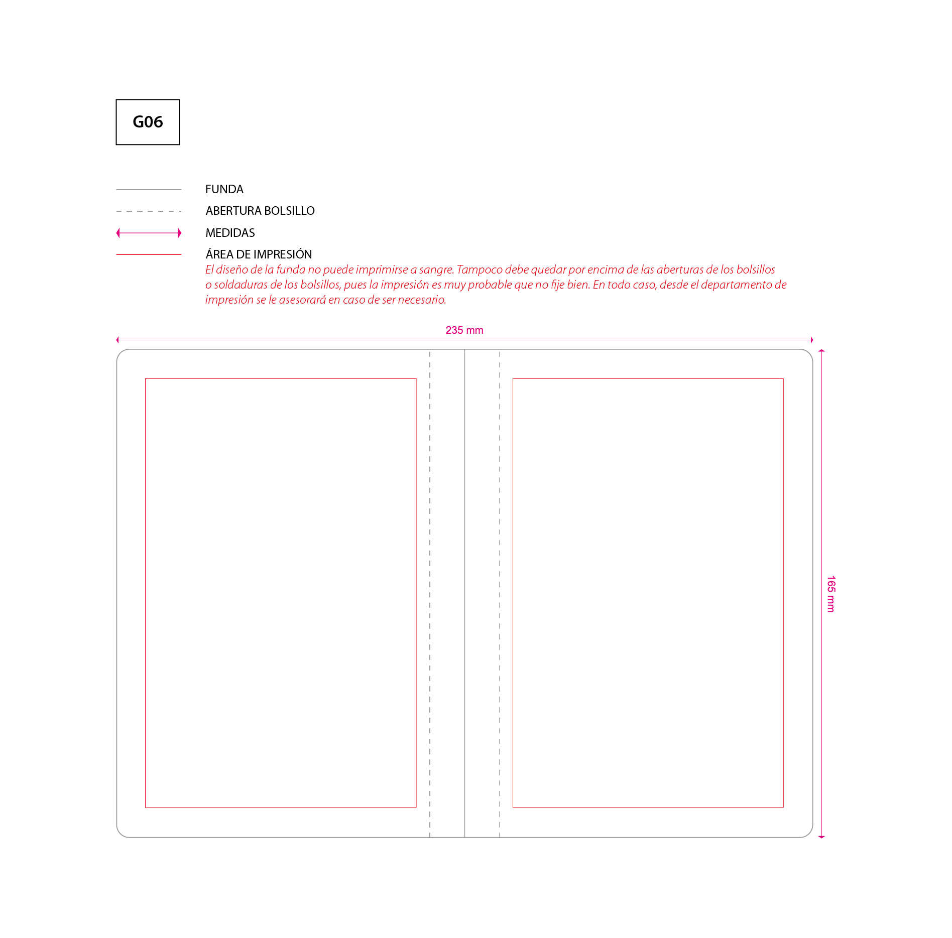 Double Circulation Permit Cover - PVC Colors - Central Opening, A5 - Image 4