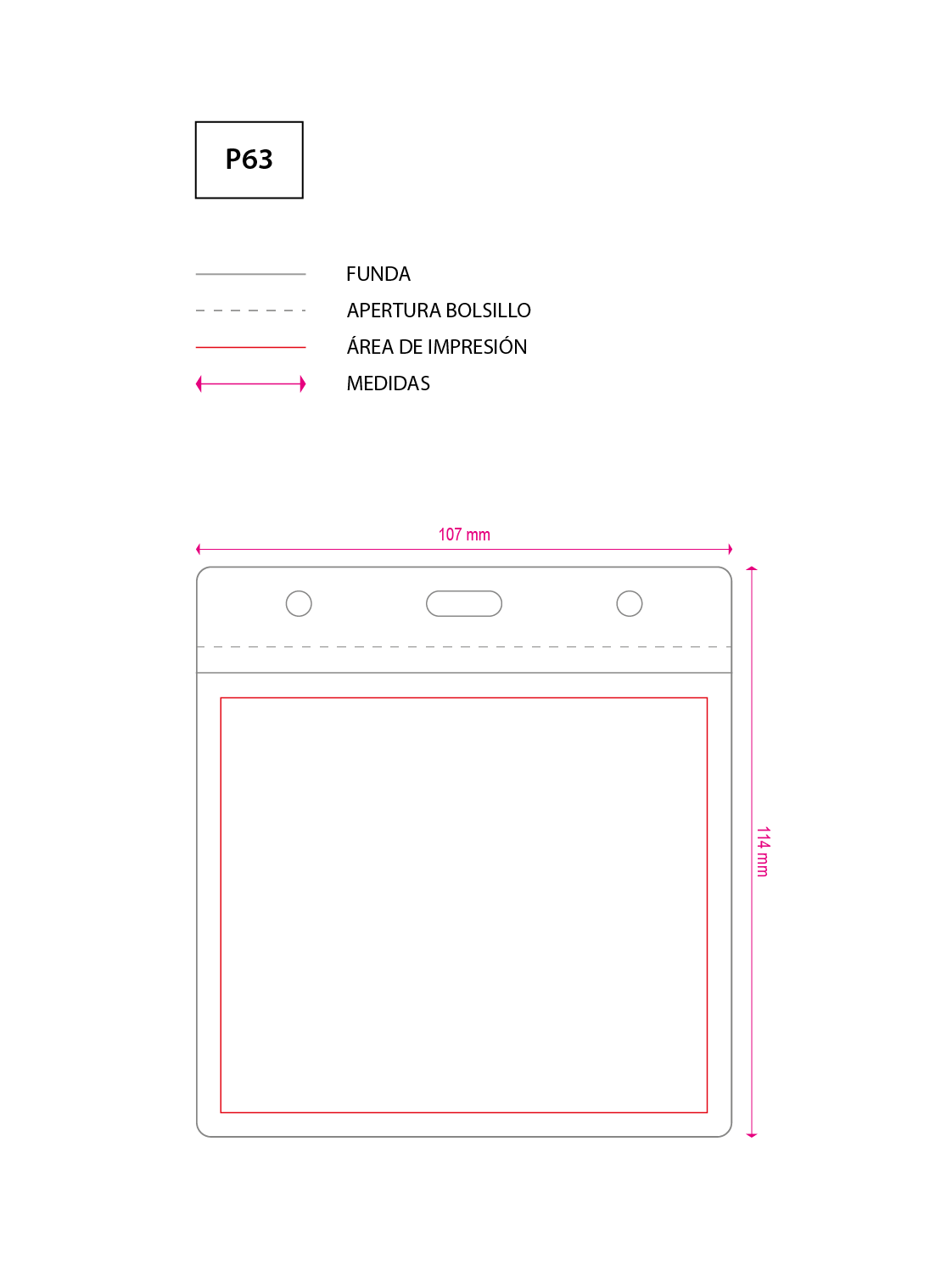Identification sleeve 107x114 mm - Image 2