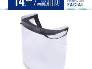 PACK 10 FACIAL PROTECTIVE SCREENS