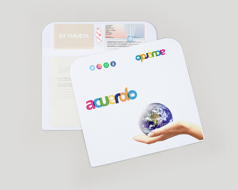 Insurance Policy Cover - with Flap + Velcro Closure and Card Holders, A5 - Image 5