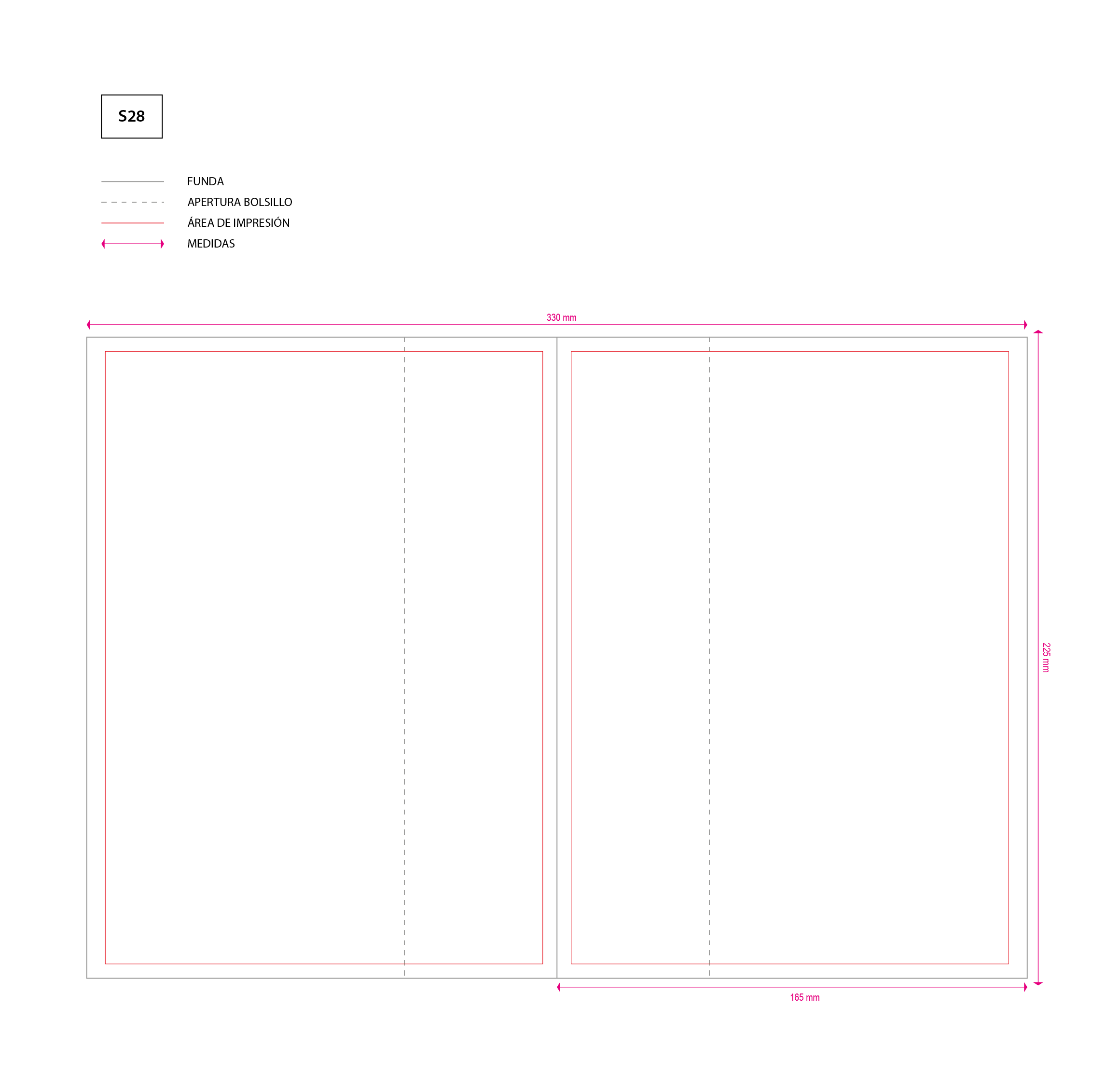 PLANTILLA - FUNDA PÓLIZA PVC EXPANDIDO, 1MM, A4 - S28