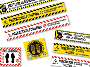 ANTI-SLIP VINYL - FLOOR WARNING