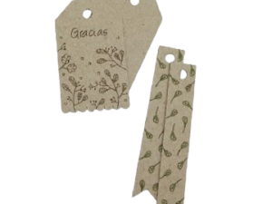 ÉTIQUETTE EN CARTON DÉCOUPÉ