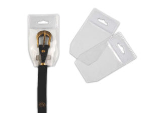 POCHETTE EN PLASTIQUE POUR BOUCLE DE CEINTURE