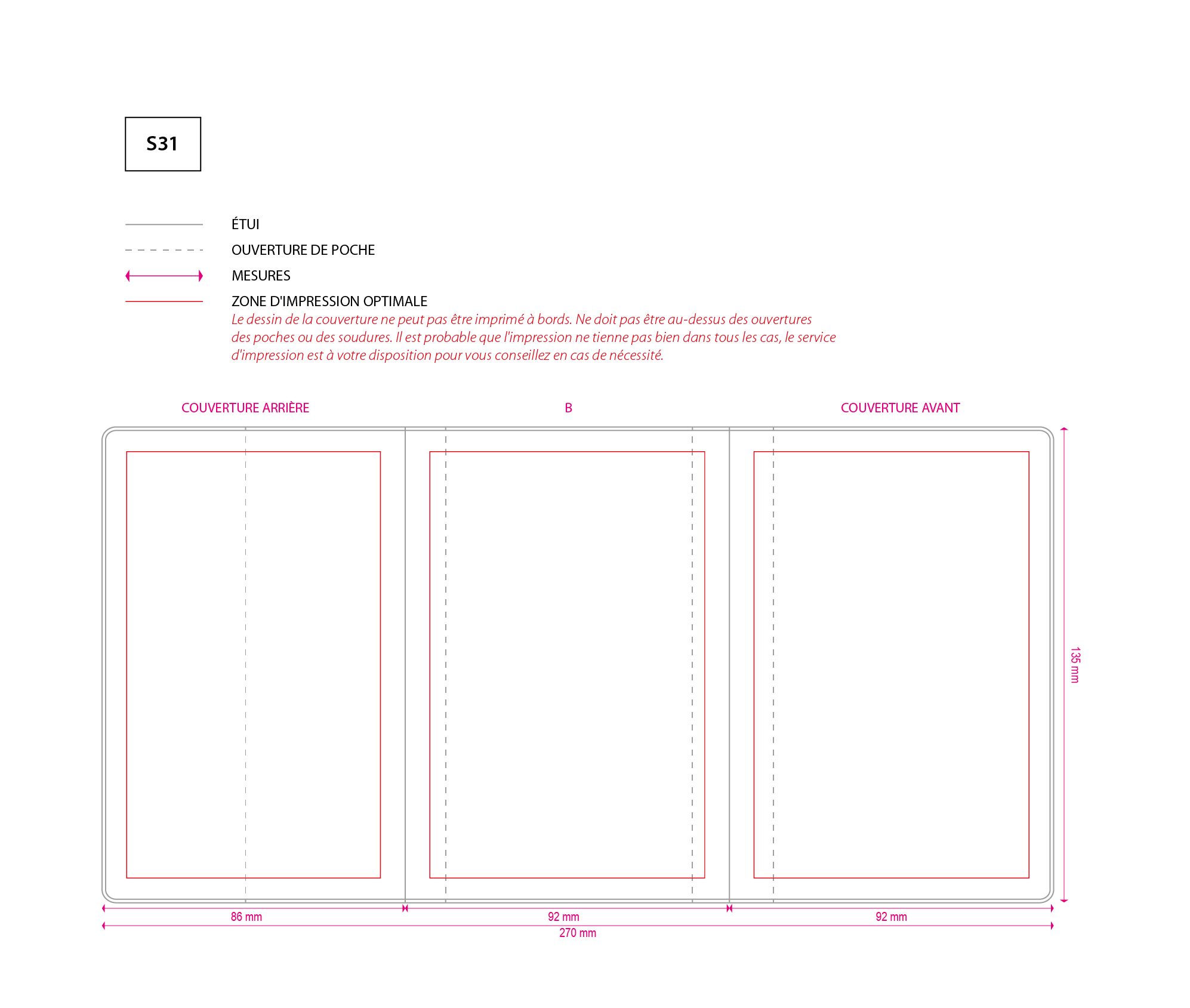 PORTE CARTE GRISE 3 VOLETS – Image 3