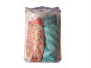 Bolsa de plástico Pvc con asa soldada