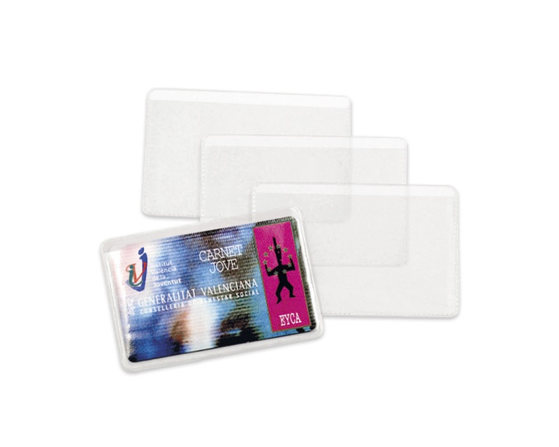 Funda Tarjeta Simple Transparente - Imagen 2