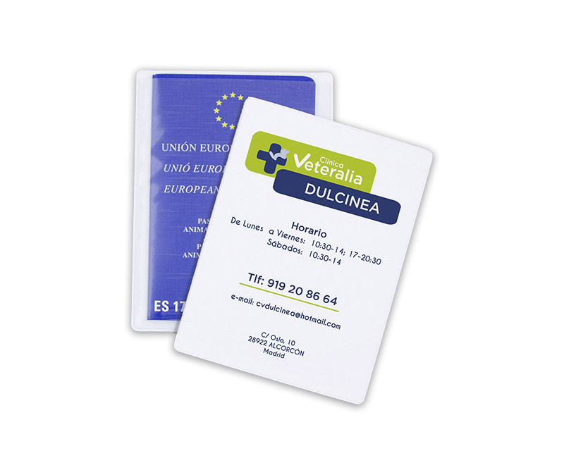 FUNDA CARTILLA VETERINARIA SIMPLE (A6) - CV14