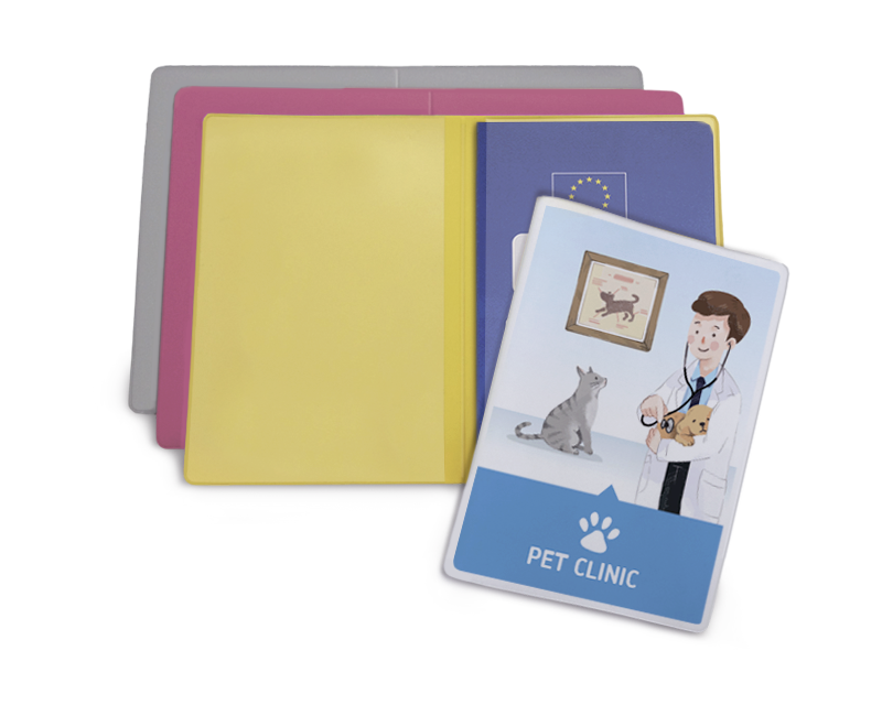 Funda Cartilla Veterinaria Doble - Abertura Central - Imagen 2
