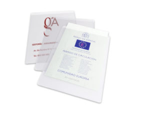 FUNDA PERMISO DE CIRCULACIÓN SENCILLA TRANSPARENTE (A6) - G09