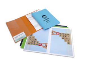 Funda Receta Electrónica Doble con Tarjetero A4