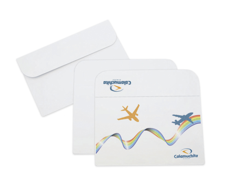 Funda Viajes Solapa y Cierre Velcro Blancas - V15