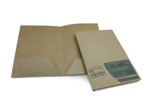 Subcarpeta de cartón kraft reciclado, formato A4